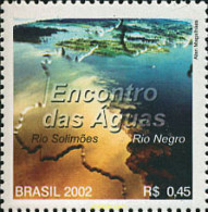 113883 MNH BRASIL 2002 ENCUENTRO DE AGUAS - Neufs