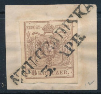 1850 6kr MP III Lemezhiba A KKPOST-ban "NEU-GRADISKA" - Andere & Zonder Classificatie