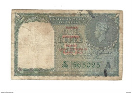 *myanmar  Burma  Goverment Of India  1 Rupee 1945   25 - Myanmar