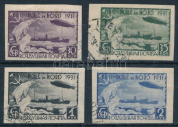 O Szovjetunió 1931 Mi 402-405 B (Mi EUR 120,-) - Altri & Non Classificati