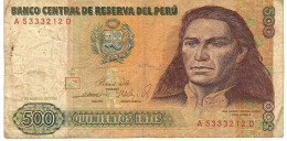 PERU P134a 500 INTIS 1.3.1985  #A/D FINE - Peru