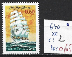 FINLANDE 670 ** Côte 2 € - Unused Stamps