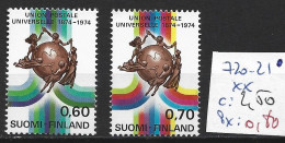 FINLANDE 720-21 ** Côte 4.50 € - Unused Stamps