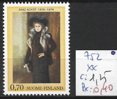 FINLANDE 752 ** Côte 1.25 € - Ungebraucht