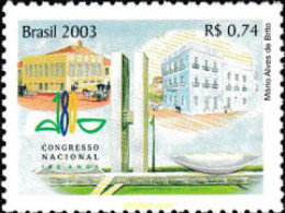 196602 MNH BRASIL 2003 180 ANIVERSARIO DEL CONGRESO NACIONAL - Unused Stamps