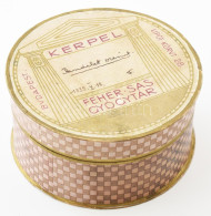 1939 Kerpel, Fehér Sas Gyógyszertár Budapest Papírdoboz, D: 10 Cm - Werbung