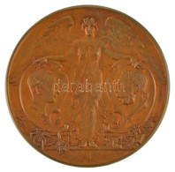 Ausztria 1898. "Ferenc József Uralkodásának 50. évfordulója" Kétoldalas Bronz Emlékérem (62mm) T:AU Austria 1898. "50th  - Non Classificati