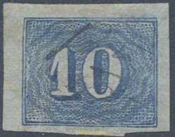 648064 USED BRASIL 1854 CIFRAS PEQUEÑAS, COLORES - Unused Stamps