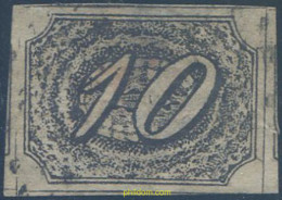 647844 USED BRASIL 1844 CIFRAS TORCIDAS - Unused Stamps
