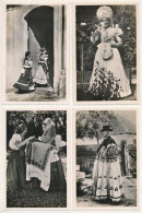 ** 7 Db RÉGI Magyar Népviseletes Képeslap / 7 Pre-1945 Hungarian Folklore Postcards - Non Classés