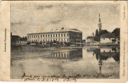* T4 1903 Belényes, Beius; Főgimnázium. Matits Ferenc Kiadása / School (fa) - Non Classés
