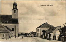 * T2/T3 Pozsonynádas, Nádas, Trstín, Nadasch (Nagyszombat); Fő Utca, Templom / Main Street, Church (EK) - Unclassified