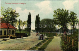 T2 1911 Szenc, Szempcz, Senec; Pozsonyi Országút. Jungkönig József Kiadása / Road - Non Classés