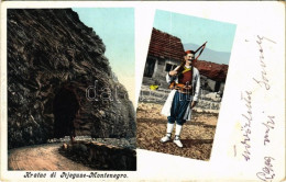* T2/T3 Njegus, Krstac Di Njeguse-Montenegro / Mountain Pass, Soldier (Rb) - Non Classés