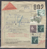 Vrachtbrief Met Stempel Bruxelles-Brussel C1D Remboursement - 1936-1951 Poortman