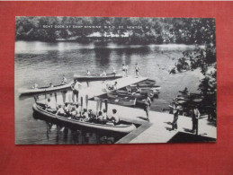 Boat Dock Camp Minisink. Newton  New Jersey    Ref 6294 - Altri & Non Classificati