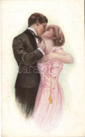 ** T2 Kissing Couple, Romantic Card, Wildt & Kray No. 2432 (fl) - Zonder Classificatie