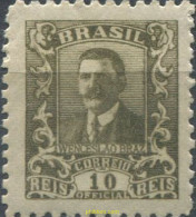 675762 HINGED BRASIL 1919 SELLOS DE SERVICIO, - Neufs