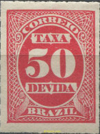 675798 HINGED BRASIL 1890 SELLOS DE TASA - Ungebraucht