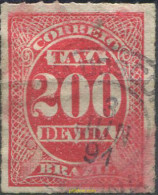 675801 USED BRASIL 1890 SELLOS DE TASA - Unused Stamps