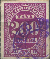 675820 USED BRASIL 1890 SELLOS DE TASA - Unused Stamps