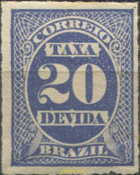 675825 HINGED BRASIL 1890 SELLOS DE TASA - Neufs