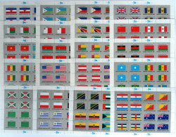 Flaggen Flags Drapeaux ONU Feuillets1980 1981 1982 1983 1984  Nations Unies Bureau De New York Neufs ** - Unused Stamps