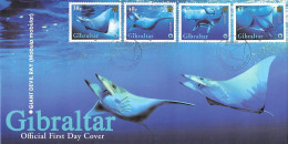 GIBRALTAR - FDC 2006 WWF - GIANT DEVIL RAY / 4035 - Gibraltar