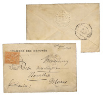 FRANCE - 5 DEC 1900 (2ème Jour D'émission) Yv.117 15c Mouchon Sur Enveloppe CDV De La Chambre Des Députés à Murat Cantal - 1900-02 Mouchon