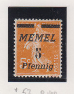 Memel Michel-nr. 52 * - Other & Unclassified