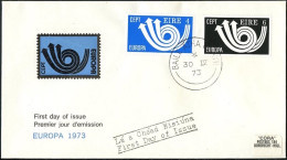 Irlande - Ireland - Irland FDC6 1973 Y&T N°291 à 292 - Michel N°289 à 290 - EUROPA - FDC