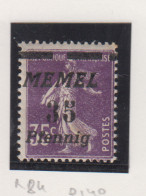 Memel Michel-nr. 84 * - Altri & Non Classificati