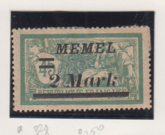 Memel Michel-nr. 88 * - Other & Unclassified