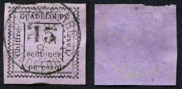 Colonie Française, Guadeloupe Taxe N°8 Oblitéré, Qualité TB- - Timbres-taxe