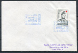 1956 Finland "Finlandia '56" RUNEBERG Steamship Cover  - Lettres & Documents