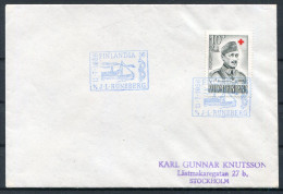 1956 Finland "Finlandia '56" RUNEBERG Steamship Cover  - Brieven En Documenten