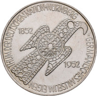 Bundesrepublik Deutschland 1948-2001: 5 DM 1952 D, Germanisches Museum, Jaeger 3 - Sonstige & Ohne Zuordnung