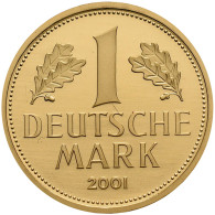 Bundesrepublik Deutschland 1948-2001 - Goldmünzen: Goldmark 2001 F (Stuttgart), - Andere & Zonder Classificatie