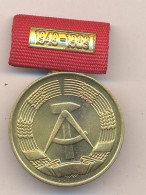 DDR. Medaille. Ehrenmedaille Zum 40. Jahrestag Der GDR. 3. - RDT