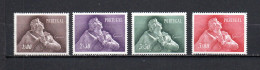 Portugal  1957  .-   Y&T  Nº   837/840    *   ( C/ Charniere ) - Unused Stamps