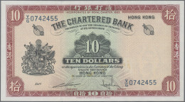 Hong Kong: The Chartered Bank Of Hong Kong, Set With 3 Banknotes, Comprising 10 - Hongkong