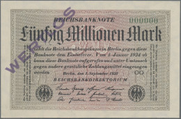 Deutschland - Deutsches Reich Bis 1945: Reichsbanknote 50 Millionen Mark 1923 MU - Other & Unclassified