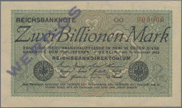 Deutschland - Deutsches Reich Bis 1945: Reichsbanknote 2 Billionen Mark 1923 MUS - Other & Unclassified