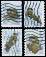 Etats-Unis / United States (Scott No.5648-51 - Otters In The Snow) (o) Set P3 Set Of 4 - Used Stamps