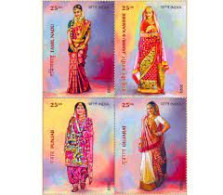 India 2023 BRIDAL COSTUMES OF INDIA 4v SET MNH As Per Scan - Other & Unclassified