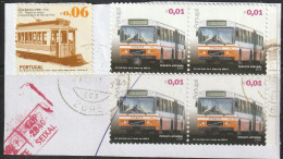 Fragment - Transport, Traimways & Bus -|- Mundifil Nºs - 3737 + 3919 - Postmark 2013 - Usati