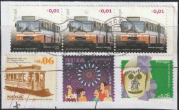 Fragment - Transport, Bus & Traimways. Popular Parties & Mask -|- Mundifil Nºs - 3919 + 3737 + 4222+3422 - Postmark 2013 - Usati