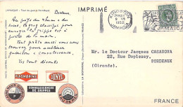 PUB BIOMARINE JAMAÏQUE Tour Du Guet à PORT-ROYAL   (Philatélie Timbre Stamp JAMAICA  Année 1952 - Jamaïque