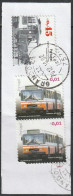 Fragment - Transport Traimway "Americano" & Bus -|- Mundifil Nºs - 3523 + 3919 - Postmark 2012 - Oblitérés