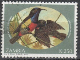 ZAMBIE N°287 Oblitéré - Colibris